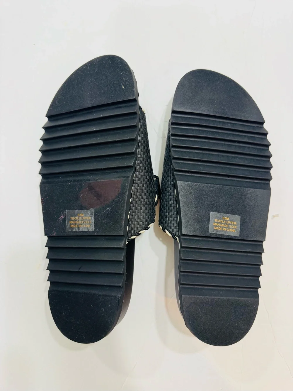 ANN TAYLOR Weekend Collection Straw Sport Sandals Sz 8.5